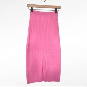 NWT Free People Pink Midi Skirt